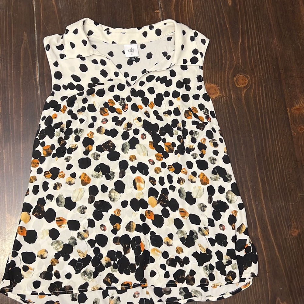 Cabi Collared Tank Size M
